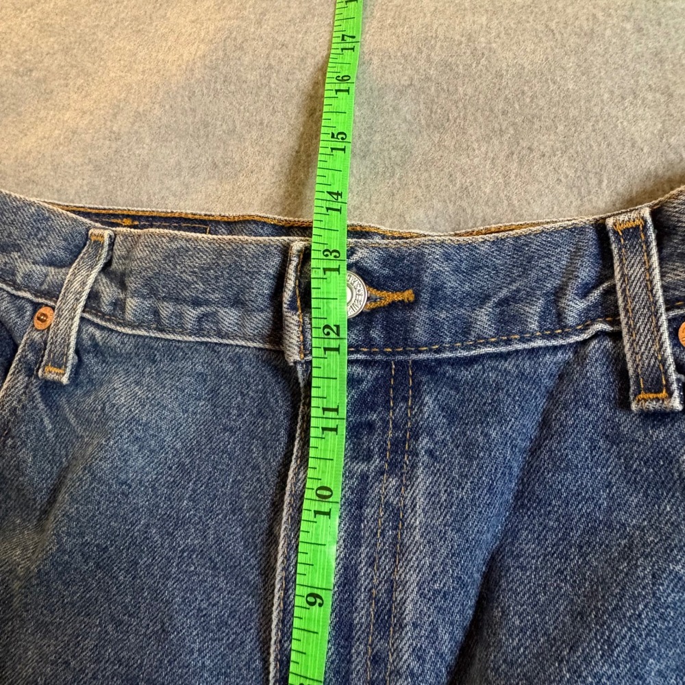 Levis 560 Loose Fit Tapered Leg Jeans Mens 38x32 Blue Denim Vintage 90s Skater - Picture 10 of 13